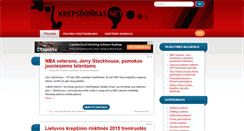 Desktop Screenshot of krepsiniomokykla.net